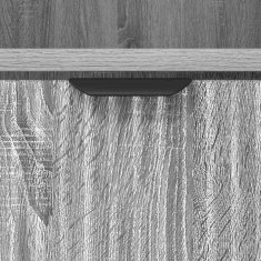 Vidaxl Nočna omarica Siva sonoma 49 x 36 x 61 cm Konstruiran les