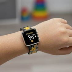 Pokémon Pokemon Pikachu Črna digitalna ura, LED-ura za zapestje za fante, datum in ura