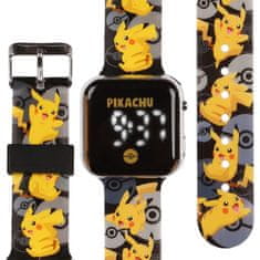 Pokémon Pokemon Pikachu Črna digitalna ura, LED-ura za zapestje za fante, datum in ura