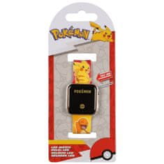 Pokemon Rumena digitalna ura, LED-ura za zapestje za fante, z datumom in uro