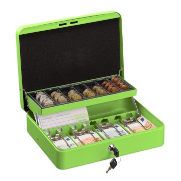 Northix Blagajna s ključavnico in števcem kovancev za varno shranjevanje