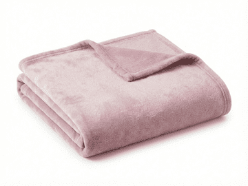 Ljubki dom Mikroplišasta odeja SOFT, pudrasto roza Dimenzije: 160 x 200 cm