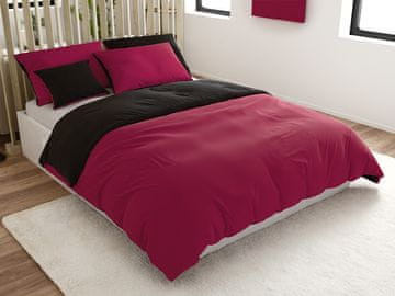 Ljubki dom Bombažna posteljnina MONOKROM bordo Dimenzije posteljnine: 70 x 90 cm | 140 x 200 cm