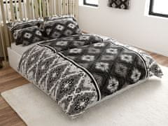 Ljubki dom Bombažna posteljnina NISCHA siva