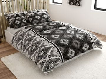 Ljubki dom Bombažna posteljnina NISCHA siva