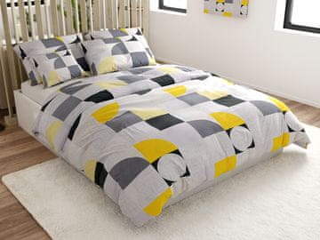 Ljubki dom Posteljnina iz Renforcé bombaža GEOMETRIES barvna Dimenzije posteljnine: 70 x 90 cm | 140 x 200 cm