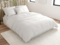 Ljubki dom Bombažna posteljnina Standard bela hotelski žepek Dimenzije posteljnine: 70 x 90 cm | 140 x 200 cm