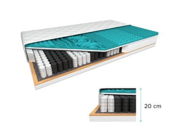 Ljubki dom Kokosova vzmetnica COCO MAXI 19 cm 120 x 200 cm Zaščita vzmetnice: BREZ zaščite vzmetnice