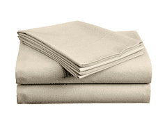 Ljubki dom Bombažna rjuha Lux bež 140x240 cm