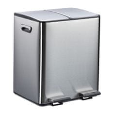 Northio Koš za pedale z dvema predelkoma, prostornina 2x15L