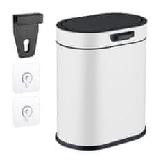 Northio Viseči koš za odpadke 5L z dvižnim pokrovom za kuhinjo in kopalnico