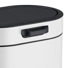 Northio Viseči koš za odpadke 5L z dvižnim pokrovom za kuhinjo in kopalnico