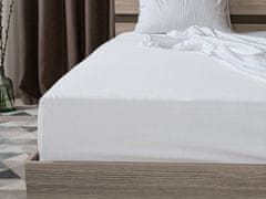 Ljubki dom Bombažna rjuha z elastiko STANDARD 90 x 200 cm bela
