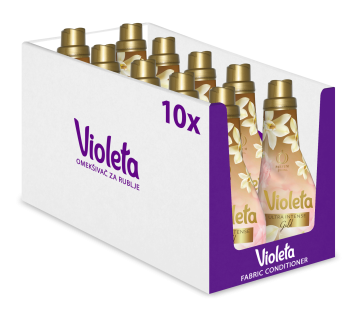Violeta Gold mehčalec, 10x 800 ml