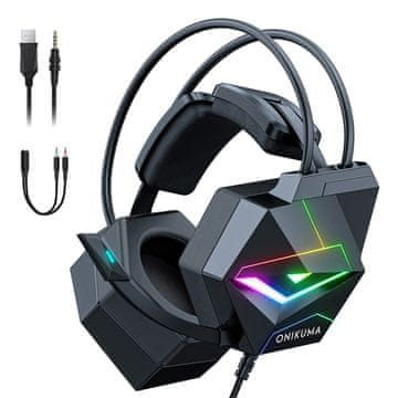 Onikuma  X20 gaming slušalke (črne)