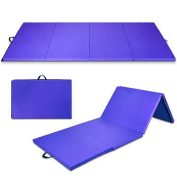 Northix Velika zložljiva gimnastična podloga z ročaji debeline 5 cm