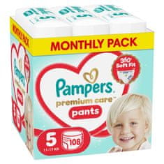 Pampers Premium Care Pants hlačne plenice, velikost 5, 11-17 kg, 108/1