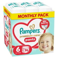 Pampers Premium Care Pants hlačne plenice, velikost 6, 13-19 kg, 96/1