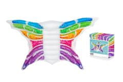 Bestway 43261 Napihljiv ležalnik - mavrični metulj, 294x193 cm