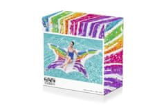 Bestway 43261 Napihljiv ležalnik - mavrični metulj, 294x193 cm