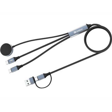 Sandberg 3v1 100W potovalni polnilni kabel