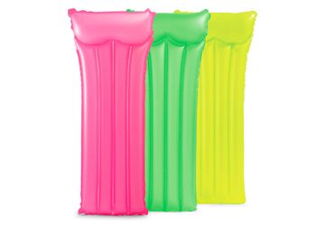 Intex Neonski napihljivi ležalnik 183x76cm