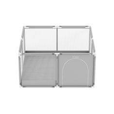 Tulano Zložljiva Otroška Ograja Cozy 20 Sivo-Bela