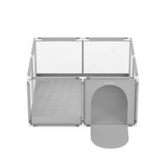 Tulano Zložljiva Otroška Ograja Cozy 20 Sivo-Bela