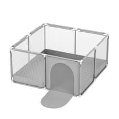 Tulano Zložljiva Otroška Ograja Cozy 20 Sivo-Bela