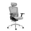 Mark Adler Ergonomski Pisarniški Stol Expert 5.3 Sivo Mrežasto Blago