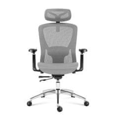 Mark Adler Ergonomski Pisarniški Stol Expert 5.3 Sivo Mrežasto Blago