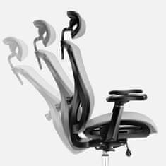 Mark Adler Ergonomski Pisarniški Stol Expert 5.3 Sivo Mrežasto Blago