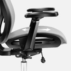 Mark Adler Ergonomski Pisarniški Stol Expert 5.3 Sivo Mrežasto Blago