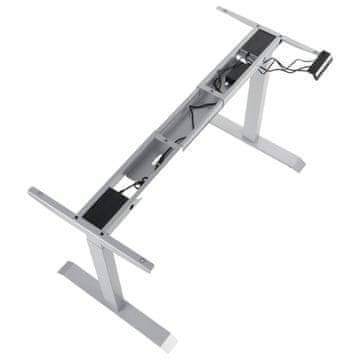 STEMA Okvir z električno nastavitvijo višine UT04E-2T/A. Ima dva motorja. Nastavitev višine in dolžine. Siva.