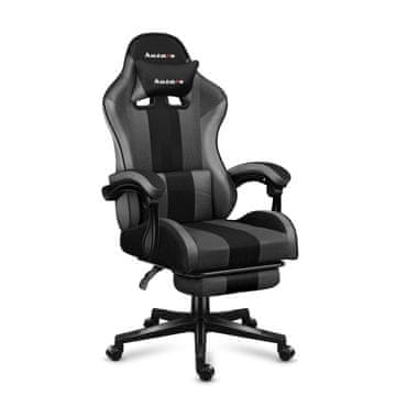 Huzaro Igralni Pisarniški Stol Force 4.7 Siva Mrežasta Tkanina