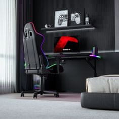 Huzaro Igralna Miza Hero 3.6 RGB Črna