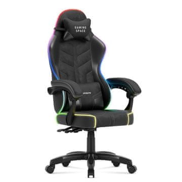 Huzaro Žametni Igralni Stol Force 2.7 RGB Črni