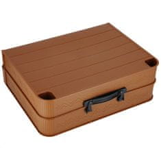 Mega Creative Otroški kamping komplet, zložljiva miza, kovček + potovalni dodatki, kampiranje, LED lučka, parni učinek, zvok