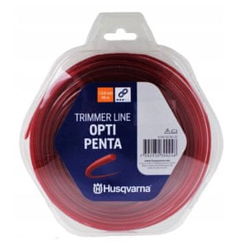 shumee Rezalna nit za kose grmovja in trimerje Husqvarna OPTI PENTA 3,0 mm x 56 m STRONG