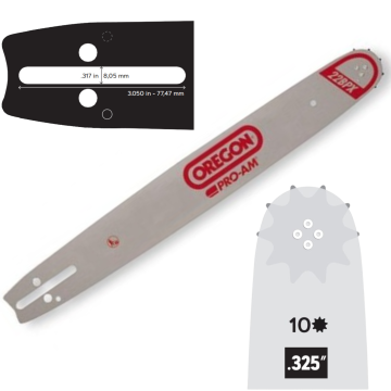 shumee MICRO-LITE OREGON laminirano vodilo 13" 325 1,3 mm HUSQVARNA MOČNO!