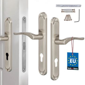 shumee Kljuka vrat dolga plošča za cilindrični vložek Classic Satin 72