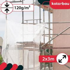 shumee Zaščitna ponjava 2x3m prozorna pokrivna ponjava 120g/m2