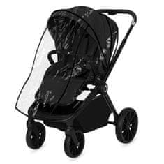 Lionelo Mika Plus 3v1 kombinirani otroški voziček, črn (Black Onyx)