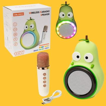 shumee Karaoke komplet PEAR - Bluetooth zvočnik in mikrofon