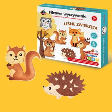 shumee Vezenje iz filca - Živali