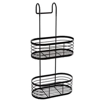 shumee AWD NOTRANJOST 1993 črna dvojna viseča polica za tuš