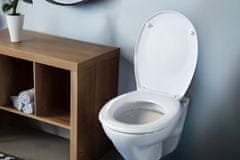 shumee NOTRANJOST POGONA NA VSA ŠTIRINA 1998 Palmera straniščna deska z mehkim zapiranjem, duroplast, črna s palmami