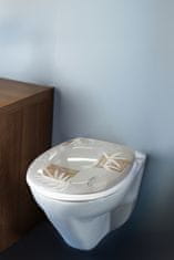 shumee NOTRANJOST POGONA NA VSA ŠTIRIKA 1999 Calmi straniščna deska z mehkim zapiranjem, siv bambusov vzorec