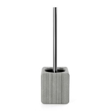 shumee Q-BATH PREMIUM DECOR 1538 ščetka za stranišče iz sivega marmorja