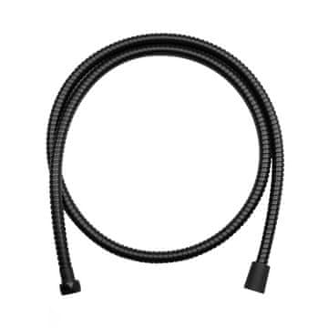 shumee AWD INTERIOR 1647 črna vrtljiva cev za tuš 154 cm